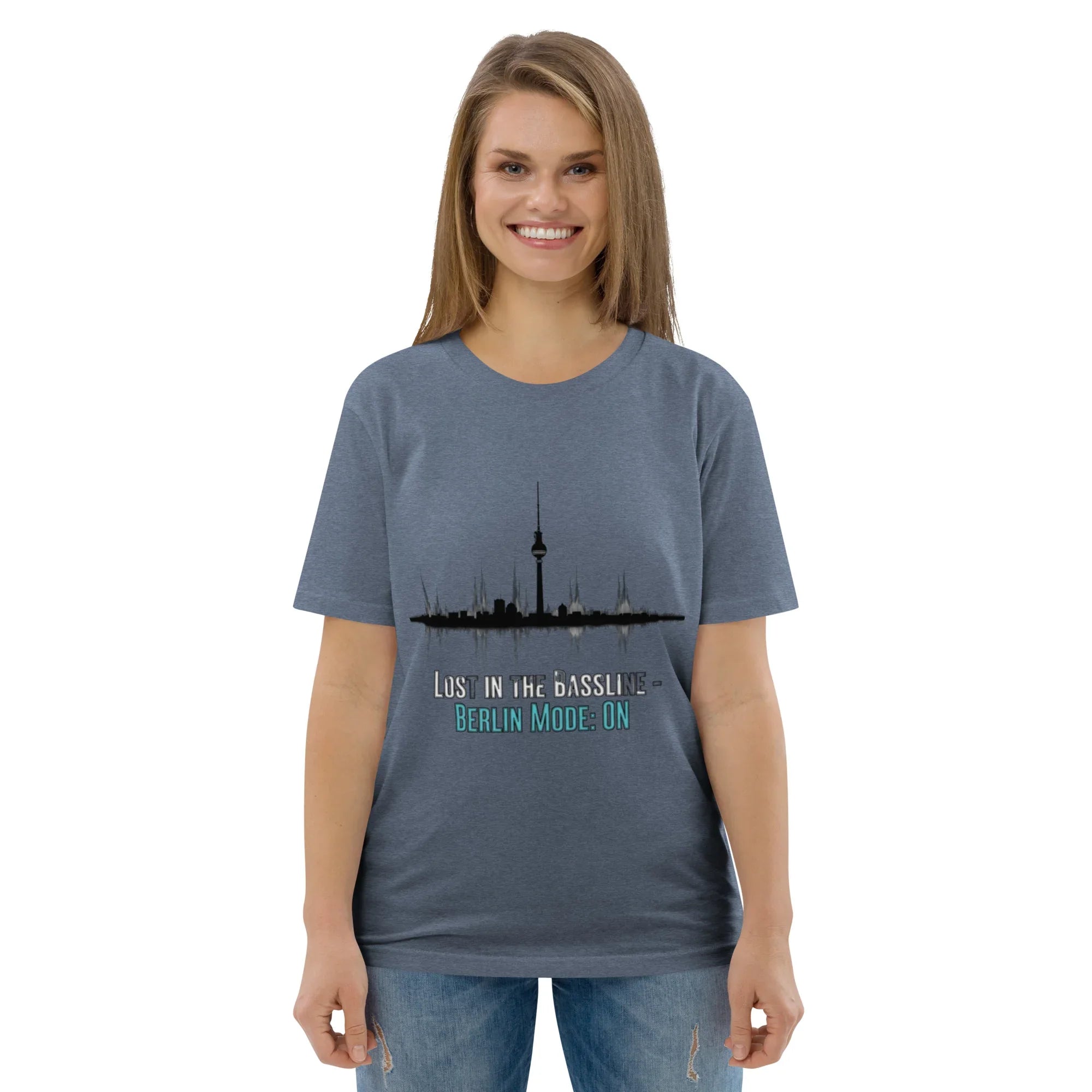 BERLIN - LOST IN THE BASSLINE unisex t-shirt - Printoo Shop - - City t-shirts, t-shirt, unisex, Unisex Organic Cotton T-Shirt | Stanley/Stella STTU169