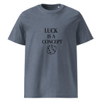 LUCK IS A CONCEPT unisex t-shirt - Printoo Shop - - gaming, t-shirt, unisex, Unisex Organic Cotton T-Shirt | Stanley/Stella STTU169