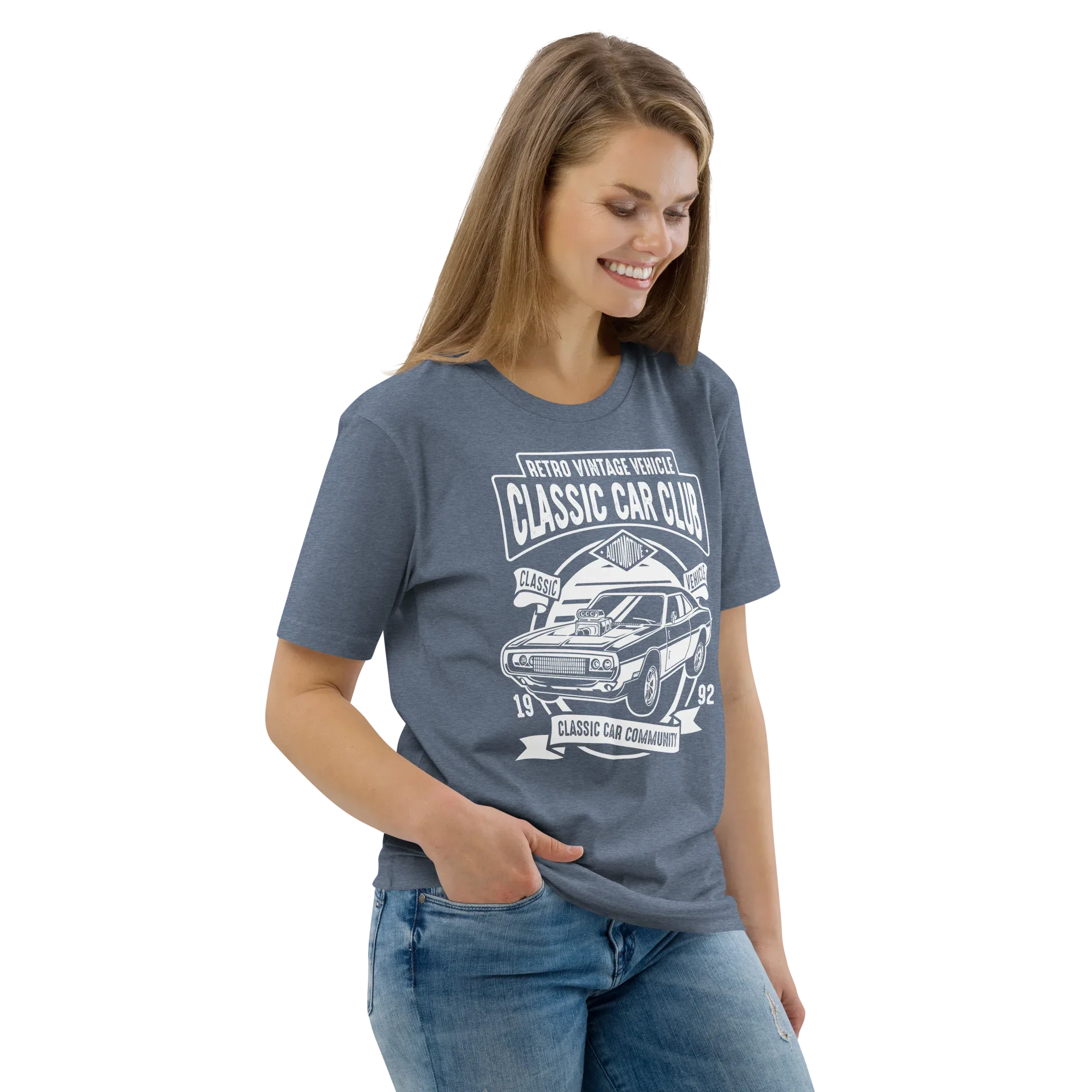 CLASSIC CAR CLUB unisex t-shirt - - - Printoo Shop