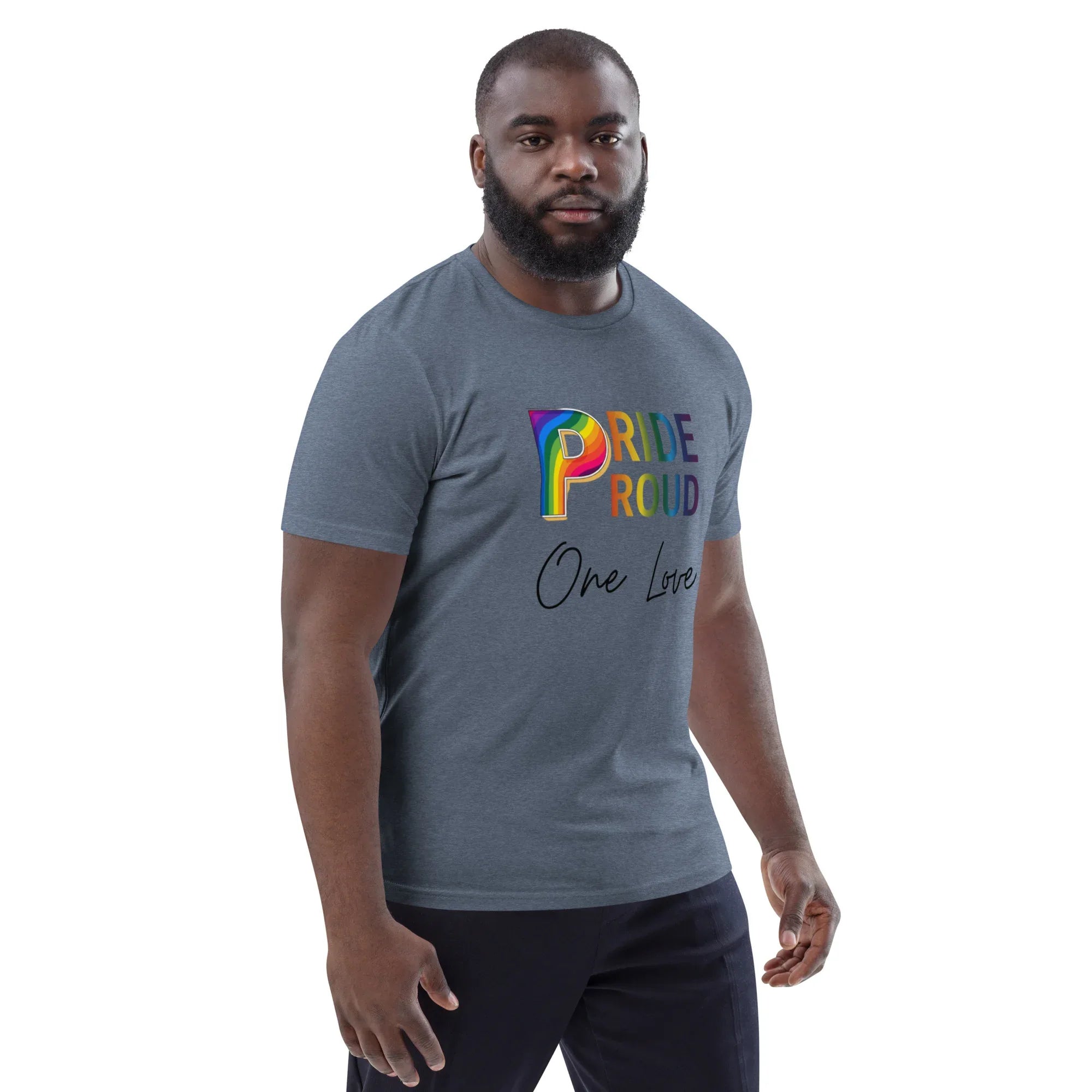 PRIDE & PROUD unisex t-shirt - Printoo Shop - - t-shirt, unisex, Unisex Organic Cotton T-Shirt | Stanley/Stella STTU169