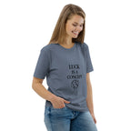 LUCK IS A CONCEPT unisex t-shirt - Printoo Shop - - gaming, t-shirt, unisex, Unisex Organic Cotton T-Shirt | Stanley/Stella STTU169