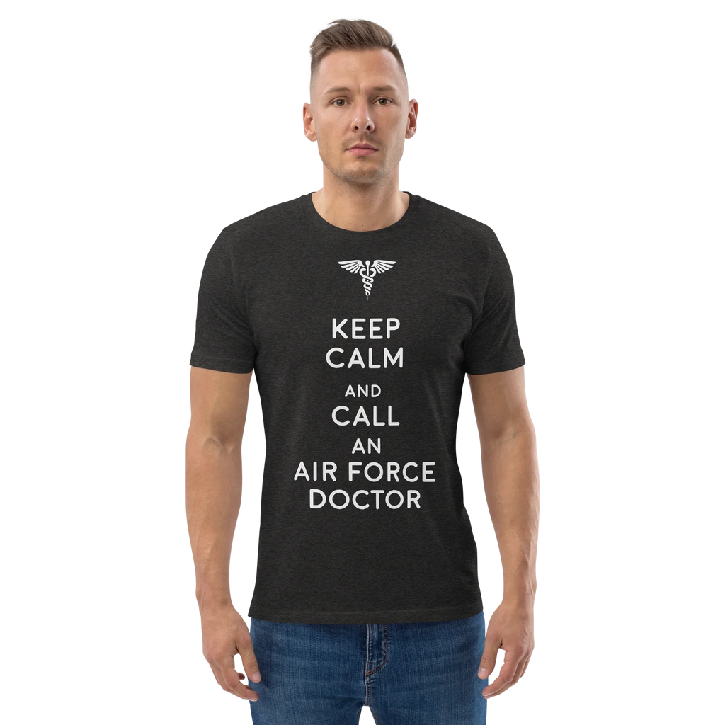 AIR FORCE DOCTOR unisex t-shirt - Printoo Shop - - Doctor, t-shirt, unisex, Unisex Organic Cotton T-Shirt | Stanley/Stella STTU169