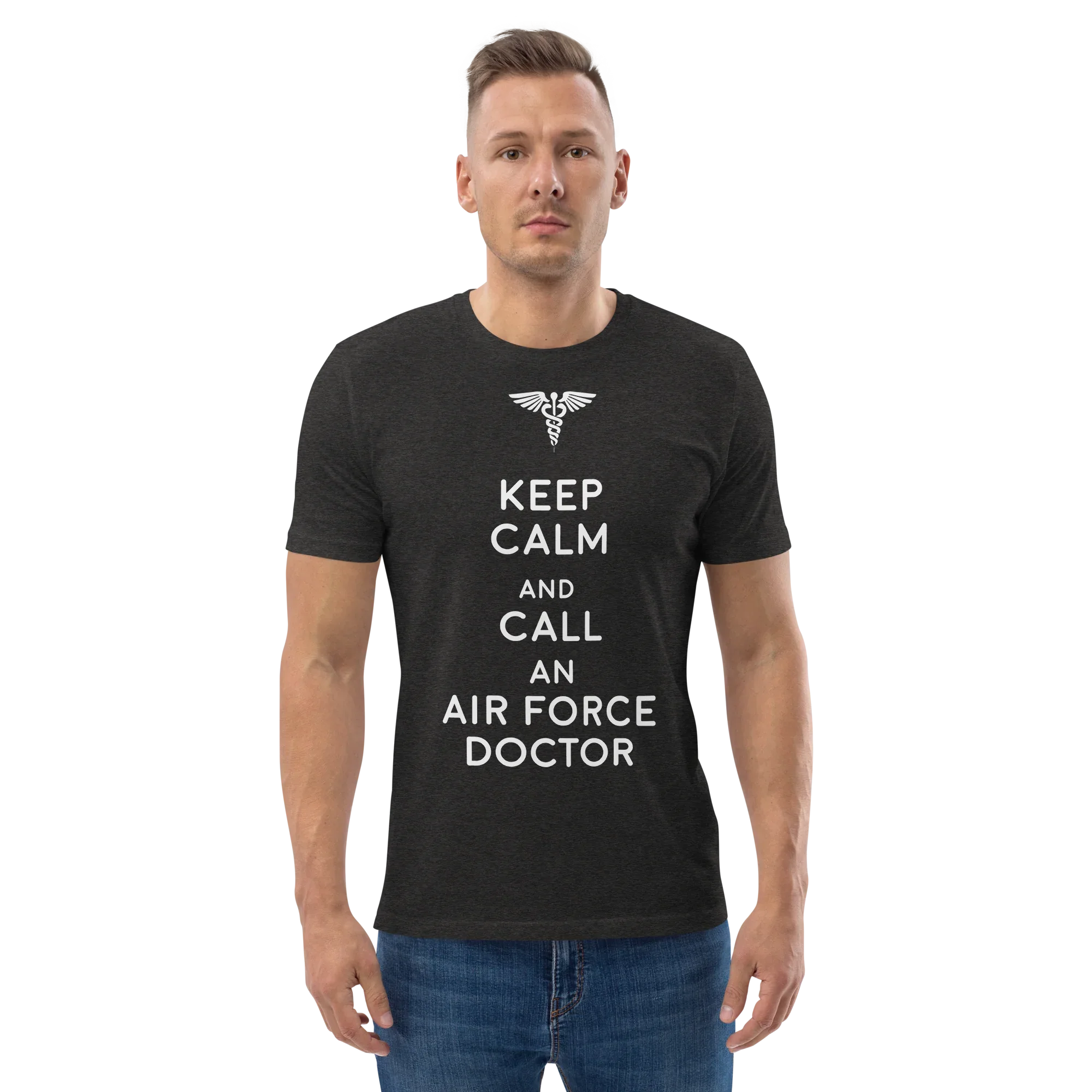 AIR FORCE DOCTOR unisex t-shirt - Printoo Shop - - Doctor, t-shirt, unisex, Unisex Organic Cotton T-Shirt | Stanley/Stella STTU169