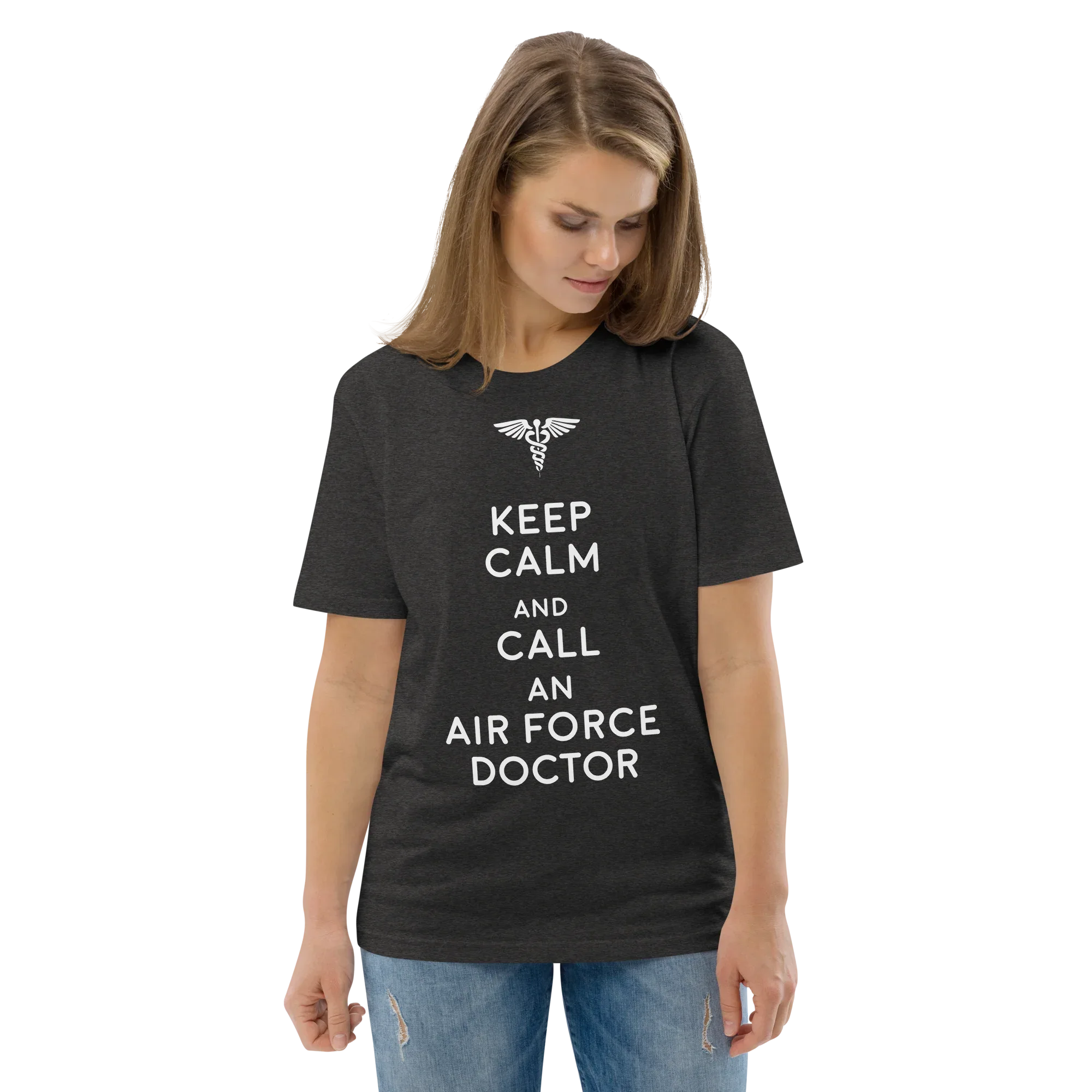 AIR FORCE DOCTOR unisex t-shirt - Printoo Shop - - Doctor, t-shirt, unisex, Unisex Organic Cotton T-Shirt | Stanley/Stella STTU169