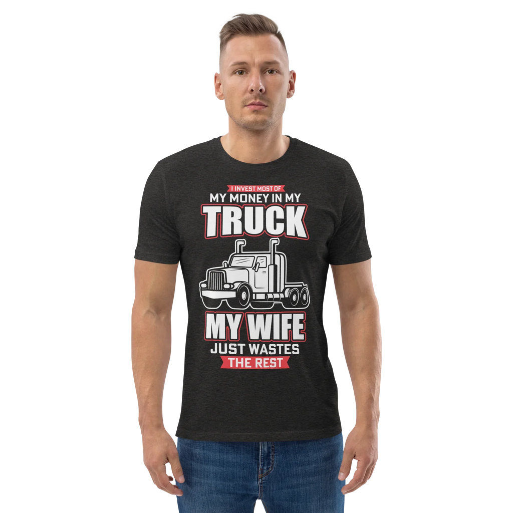 MY TRUCK & MY WIFE unisex t-shirt - - Cars & Trucks t-shirts - Printoo Shop