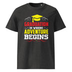 ADVENTURE BEGINS unisex t-shirt - - - Printoo Shop
