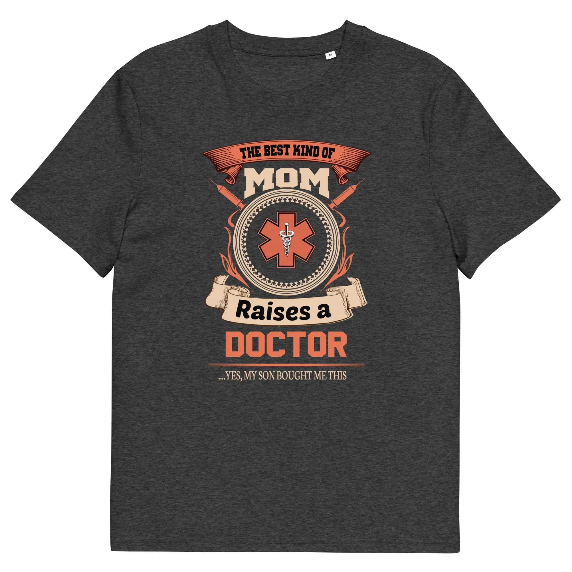 RAISES A DOCTOR unisex t-shirt - Printoo Shop - - Doctor, t-shirt, unisex, Unisex Organic Cotton T-Shirt | Stanley/Stella STTU169