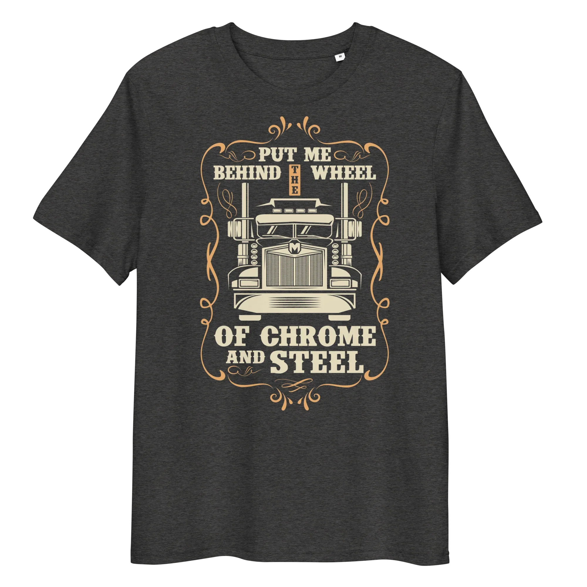 BEHIND THE WHEEL unisex t-shirt - Printoo Shop - - cars, t-shirt, unisex, Unisex Organic Cotton T-Shirt | Stanley/Stella STTU169