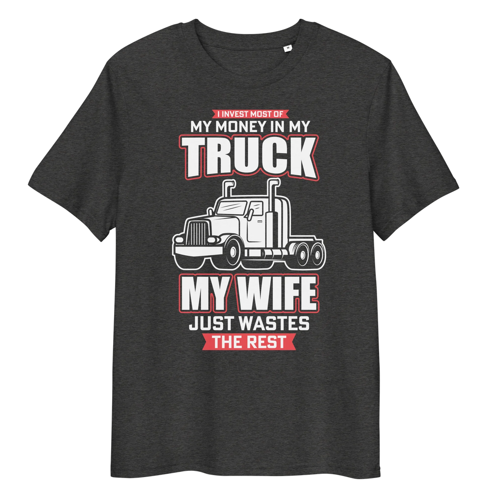 MY TRUCK & MY WIFE unisex t-shirt - - Cars & Trucks t-shirts - Printoo Shop