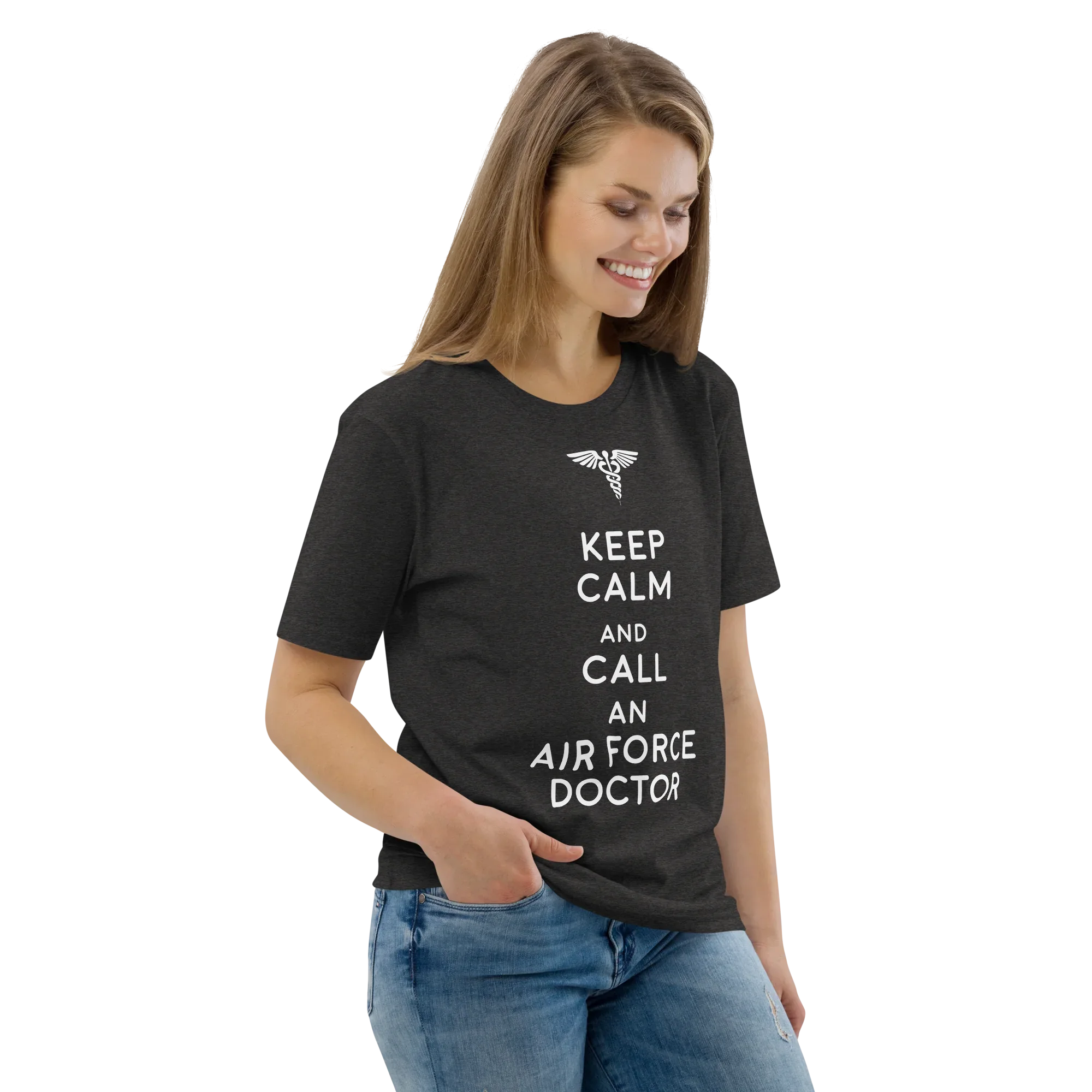 AIR FORCE DOCTOR unisex t-shirt - Printoo Shop - - Doctor, t-shirt, unisex, Unisex Organic Cotton T-Shirt | Stanley/Stella STTU169