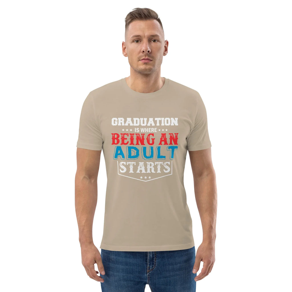 ADULTING BEGINS unisex t-shirt - - - Printoo Shop
