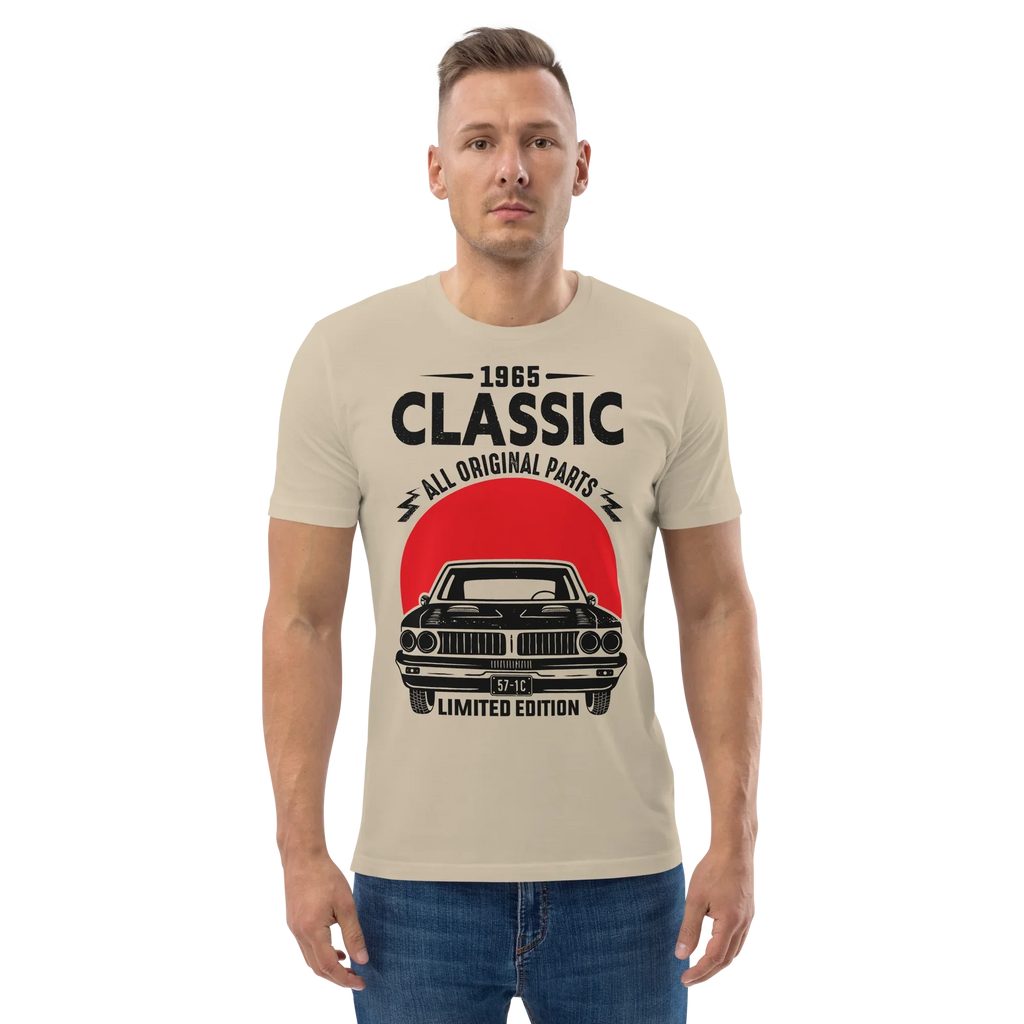 1965 CLASSIC unisex t-shirt - Printoo Shop - - cars, t-shirt, unisex, Unisex Organic Cotton T-Shirt | Stanley/Stella STTU169