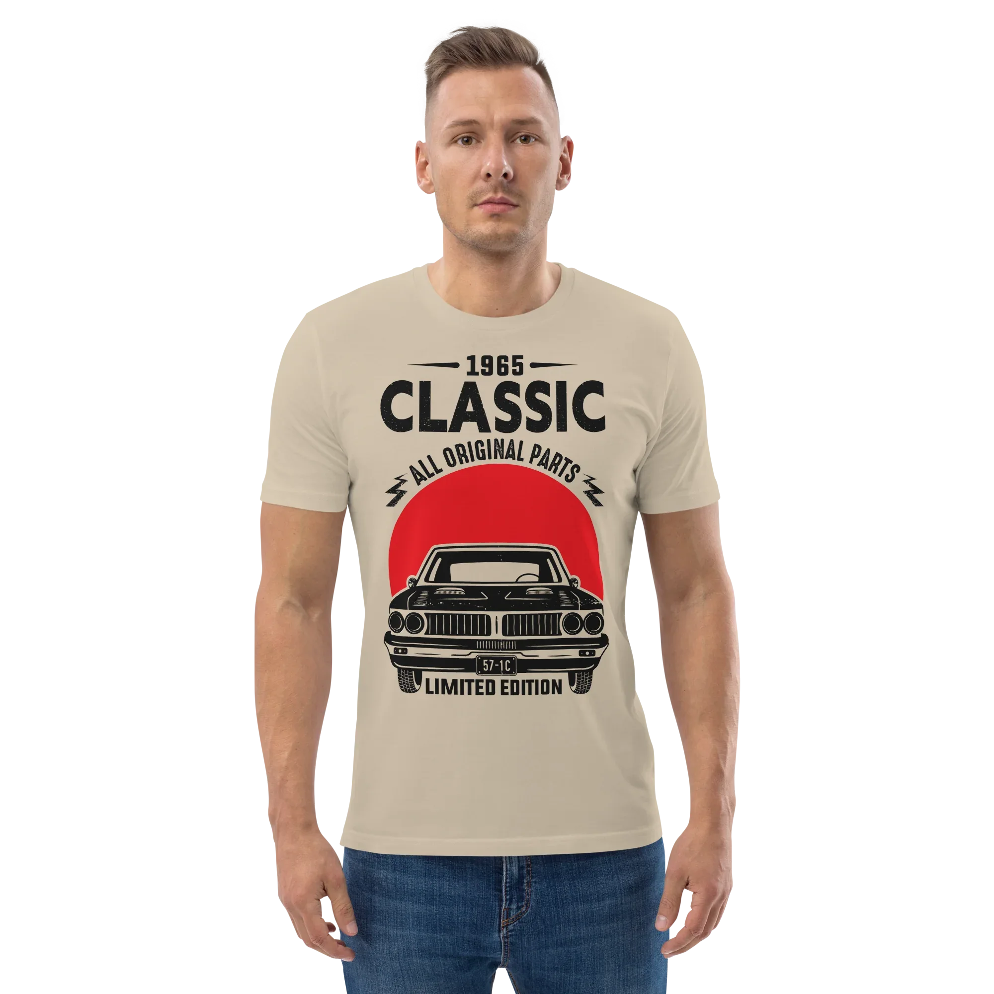 1965 CLASSIC unisex t-shirt - Printoo Shop - - cars, t-shirt, unisex, Unisex Organic Cotton T-Shirt | Stanley/Stella STTU169