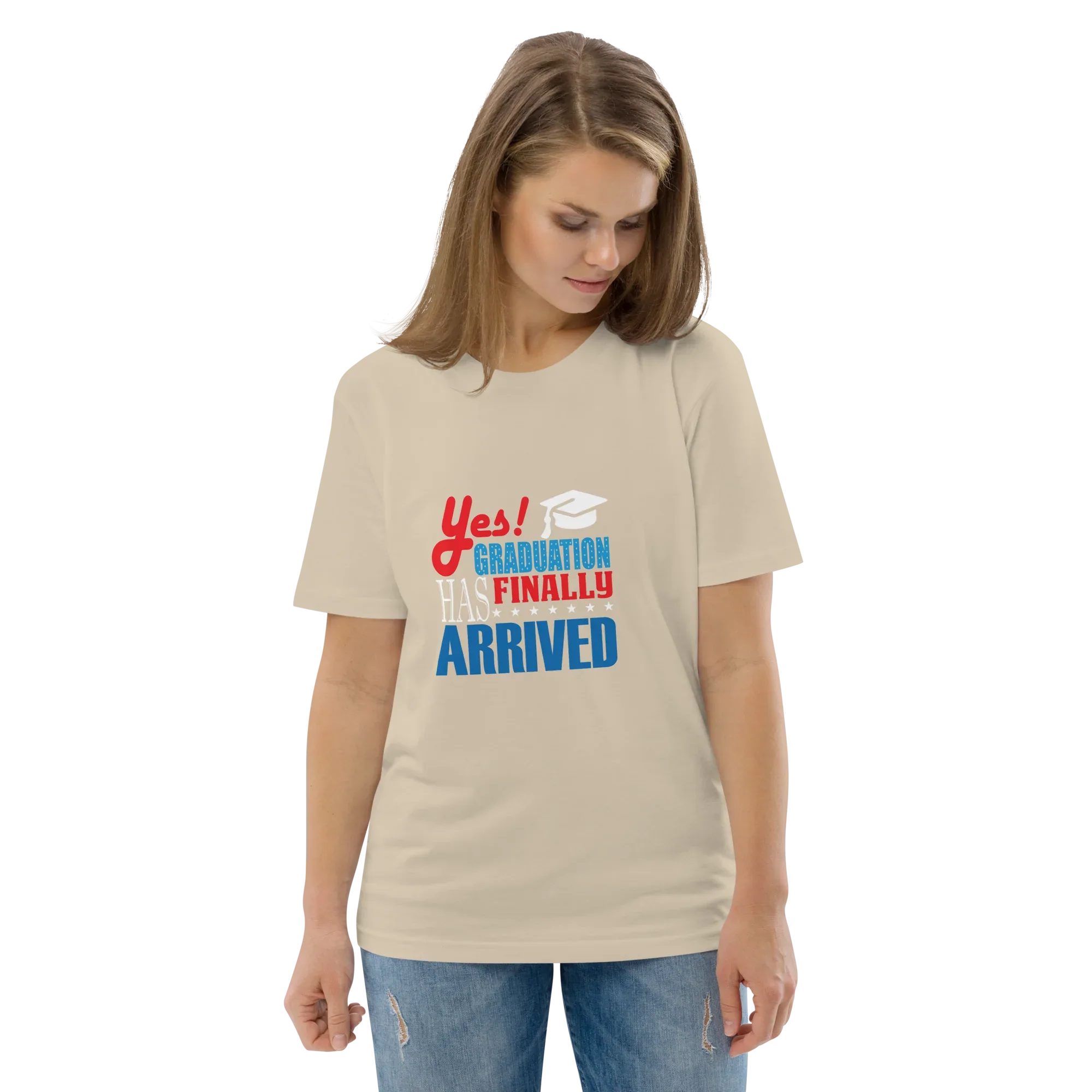 FINALLY GRADUATED unisex t-shirt - - Graduation shirts - Printoo Shop