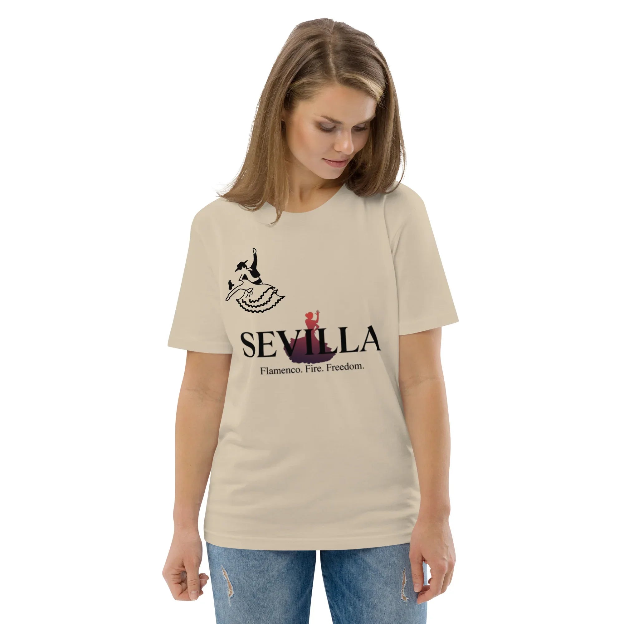 SEVILLA unisex t-shirt - Printoo Shop - - City t-shirts, t-shirt, unisex, Unisex Organic Cotton T-Shirt | Stanley/Stella STTU169