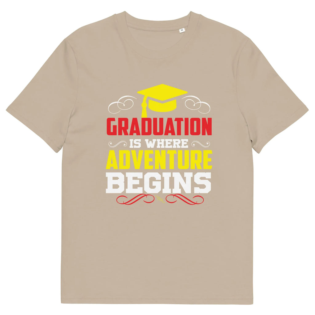 ADVENTURE BEGINS unisex t-shirt - - - Printoo Shop