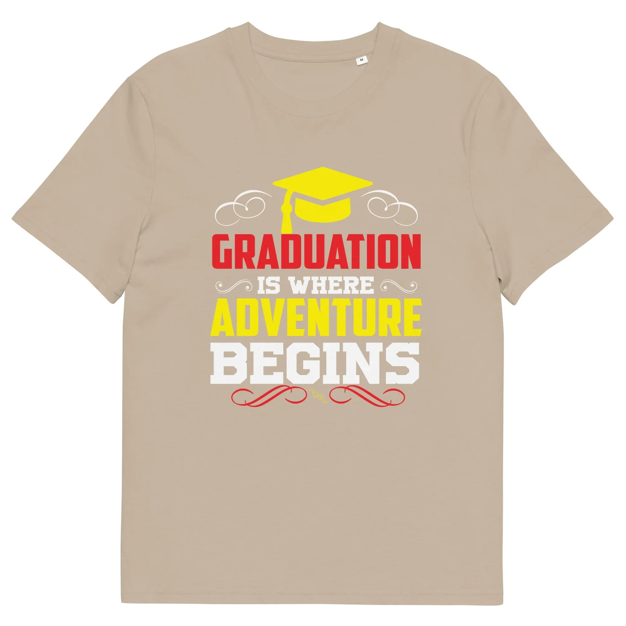 ADVENTURE BEGINS unisex t-shirt - - - Printoo Shop