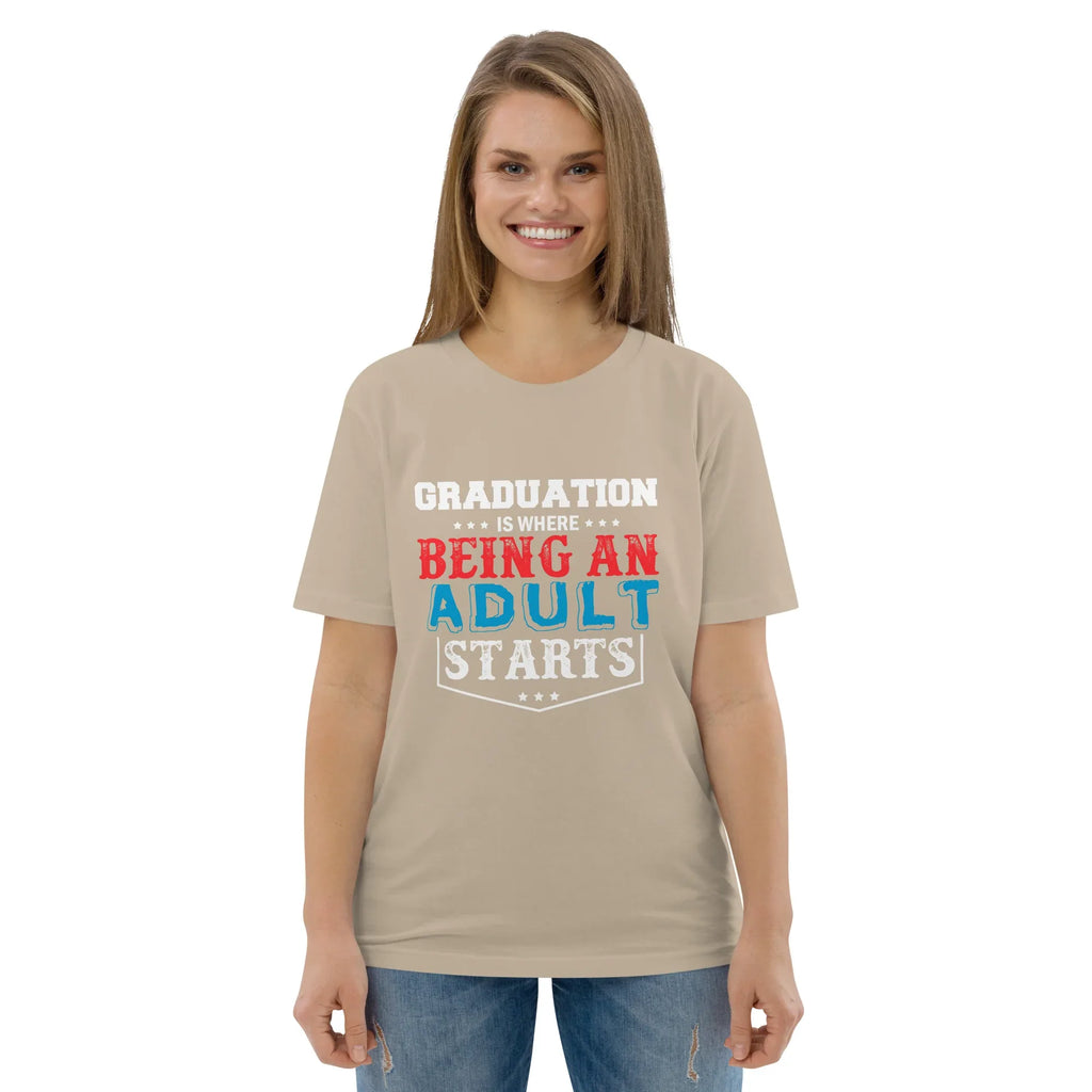 ADULTING BEGINS unisex t-shirt - - - Printoo Shop