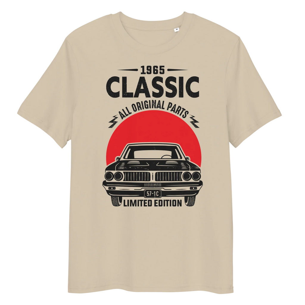 1965 CLASSIC unisex t-shirt - Printoo Shop - - cars, t-shirt, unisex, Unisex Organic Cotton T-Shirt | Stanley/Stella STTU169