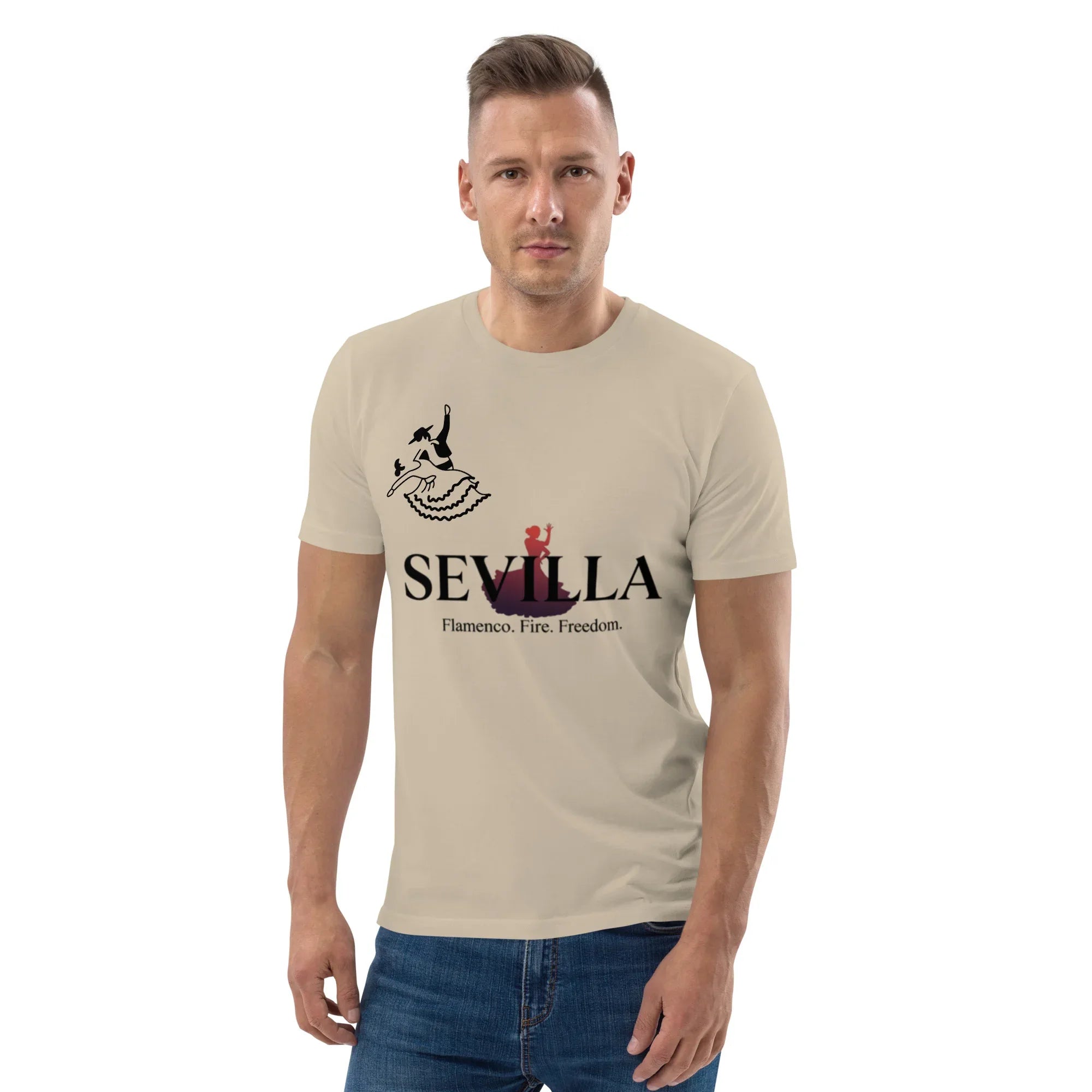 SEVILLA unisex t-shirt - Printoo Shop - - City t-shirts, t-shirt, unisex, Unisex Organic Cotton T-Shirt | Stanley/Stella STTU169