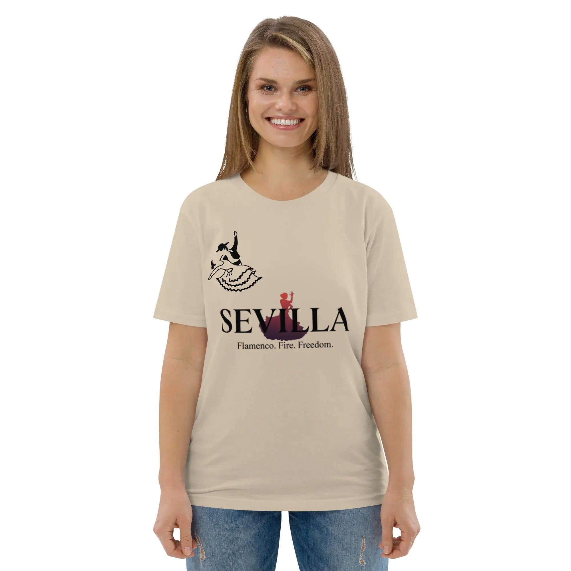 SEVILLA unisex t-shirt - Printoo Shop - - City t-shirts, t-shirt, unisex, Unisex Organic Cotton T-Shirt | Stanley/Stella STTU169