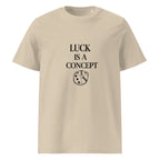 LUCK IS A CONCEPT unisex t-shirt - Printoo Shop - - gaming, t-shirt, unisex, Unisex Organic Cotton T-Shirt | Stanley/Stella STTU169