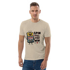 SPIN TILL YOU WIN unisex t-shirt - Printoo Shop - - gaming, t-shirt, unisex, Unisex Organic Cotton T-Shirt | Stanley/Stella STTU169