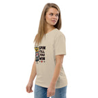 SPIN TILL YOU WIN unisex t-shirt - Printoo Shop - - gaming, t-shirt, unisex, Unisex Organic Cotton T-Shirt | Stanley/Stella STTU169
