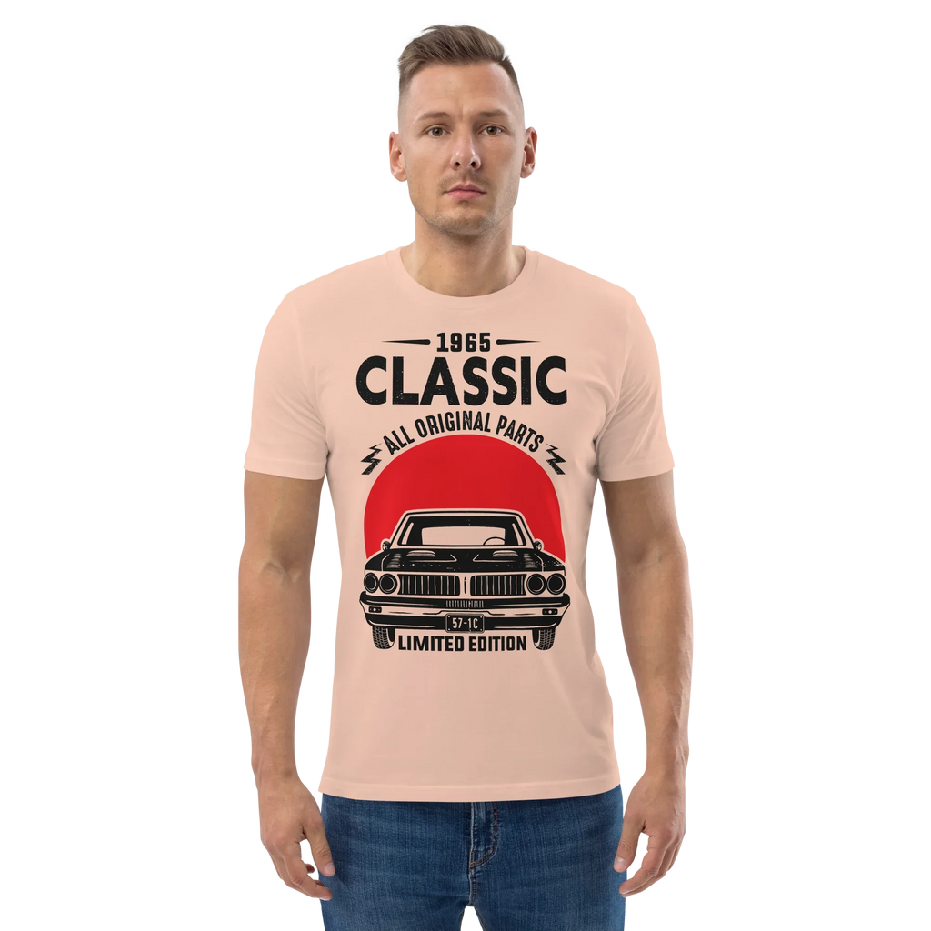 1965 CLASSIC unisex t-shirt - Printoo Shop - - cars, t-shirt, unisex, Unisex Organic Cotton T-Shirt | Stanley/Stella STTU169