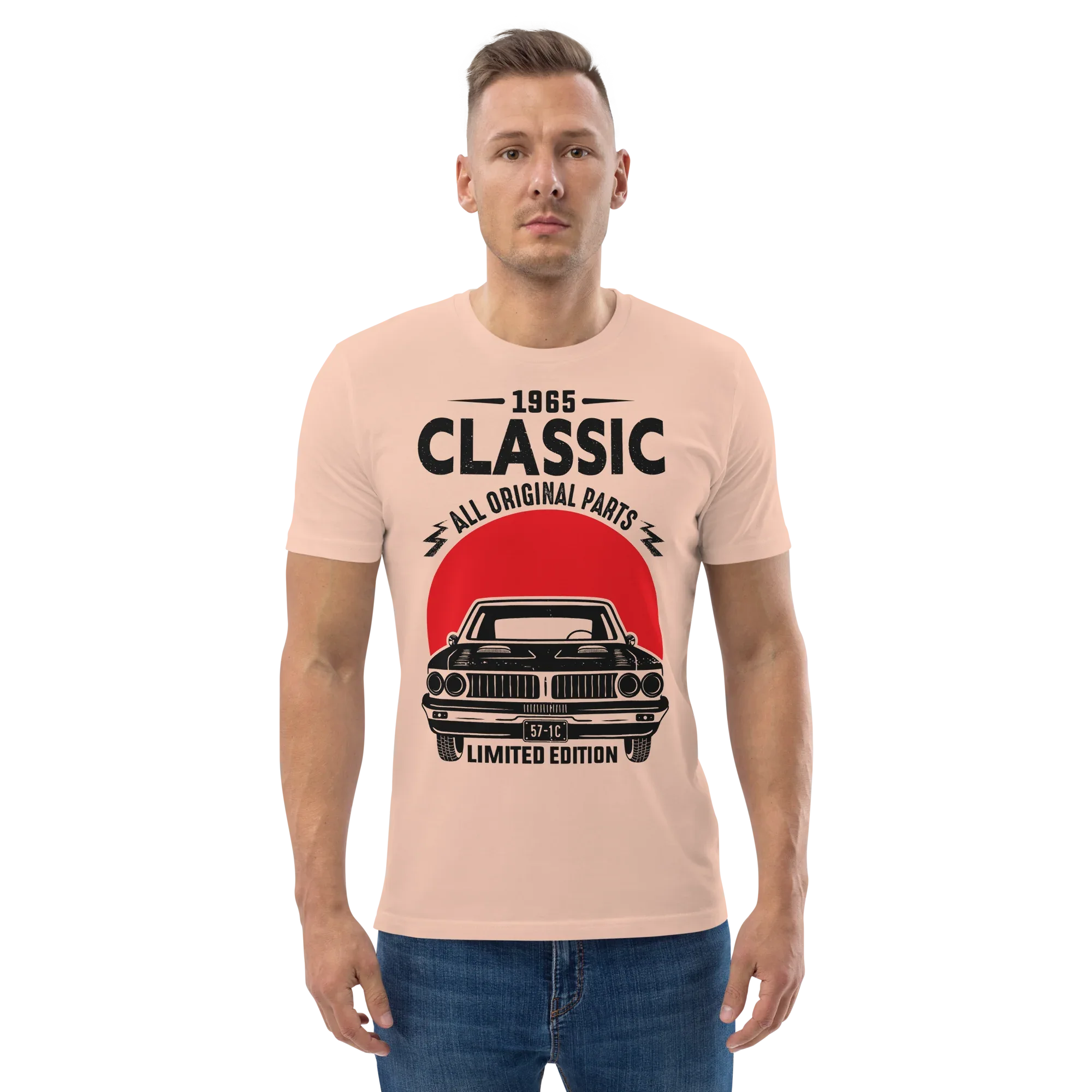 1965 CLASSIC unisex t-shirt - Printoo Shop - - cars, t-shirt, unisex, Unisex Organic Cotton T-Shirt | Stanley/Stella STTU169