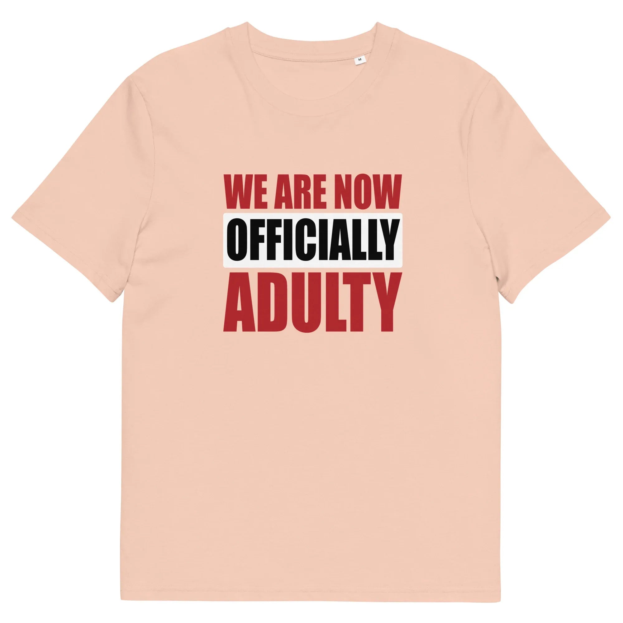 OFFICIALLY ADULTY unisex t-shirt - - Graduation shirts - Printoo Shop
