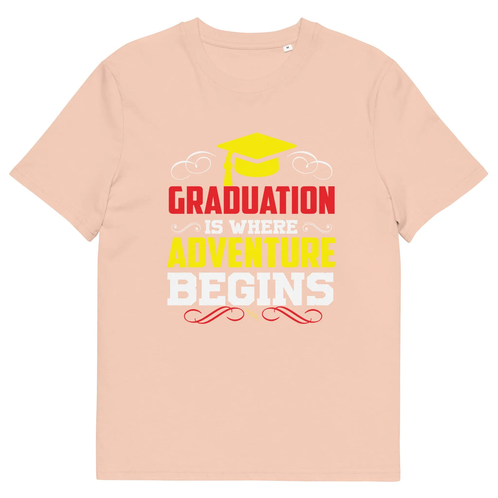 ADVENTURE BEGINS unisex t-shirt - - - Printoo Shop