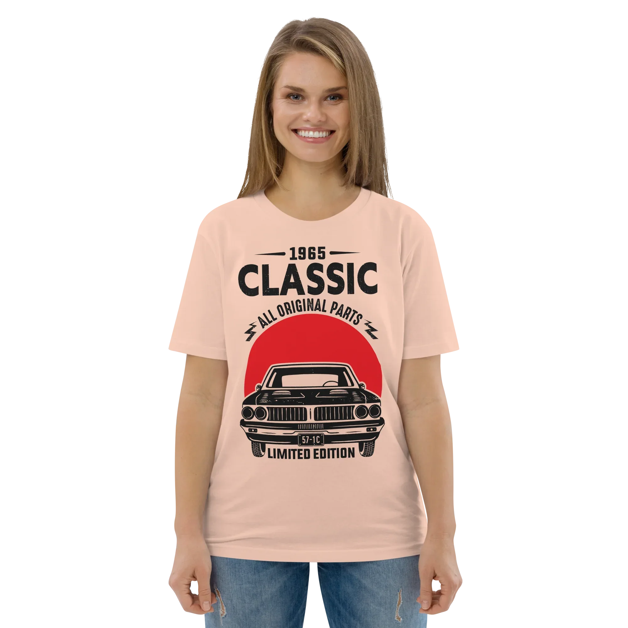 1965 CLASSIC unisex t-shirt - Printoo Shop - - cars, t-shirt, unisex, Unisex Organic Cotton T-Shirt | Stanley/Stella STTU169