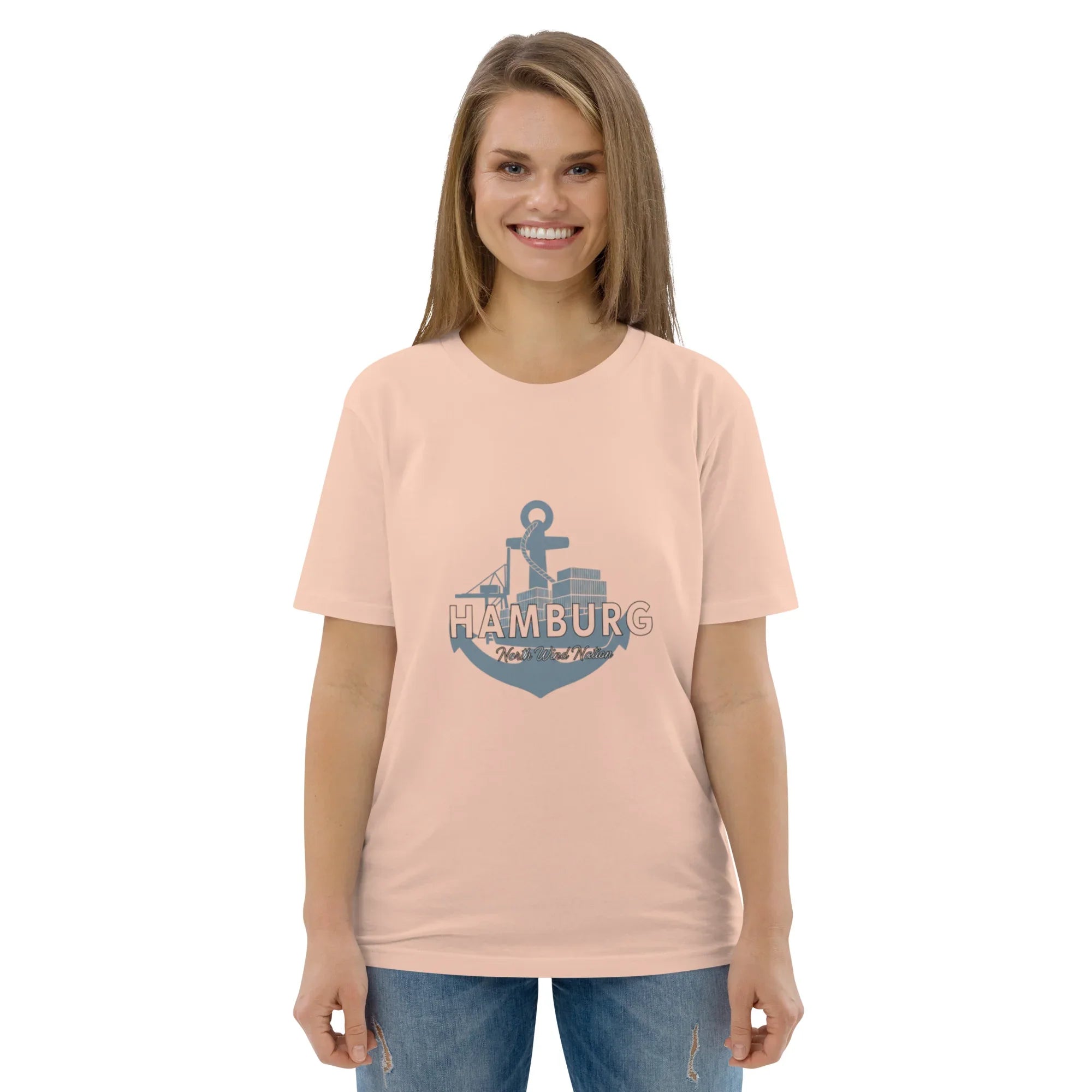 HAMBURG CITY VIBES unisex t-shirt - Printoo Shop - - City t-shirts, t-shirt, unisex, Unisex Organic Cotton T-Shirt | Stanley/Stella STTU169