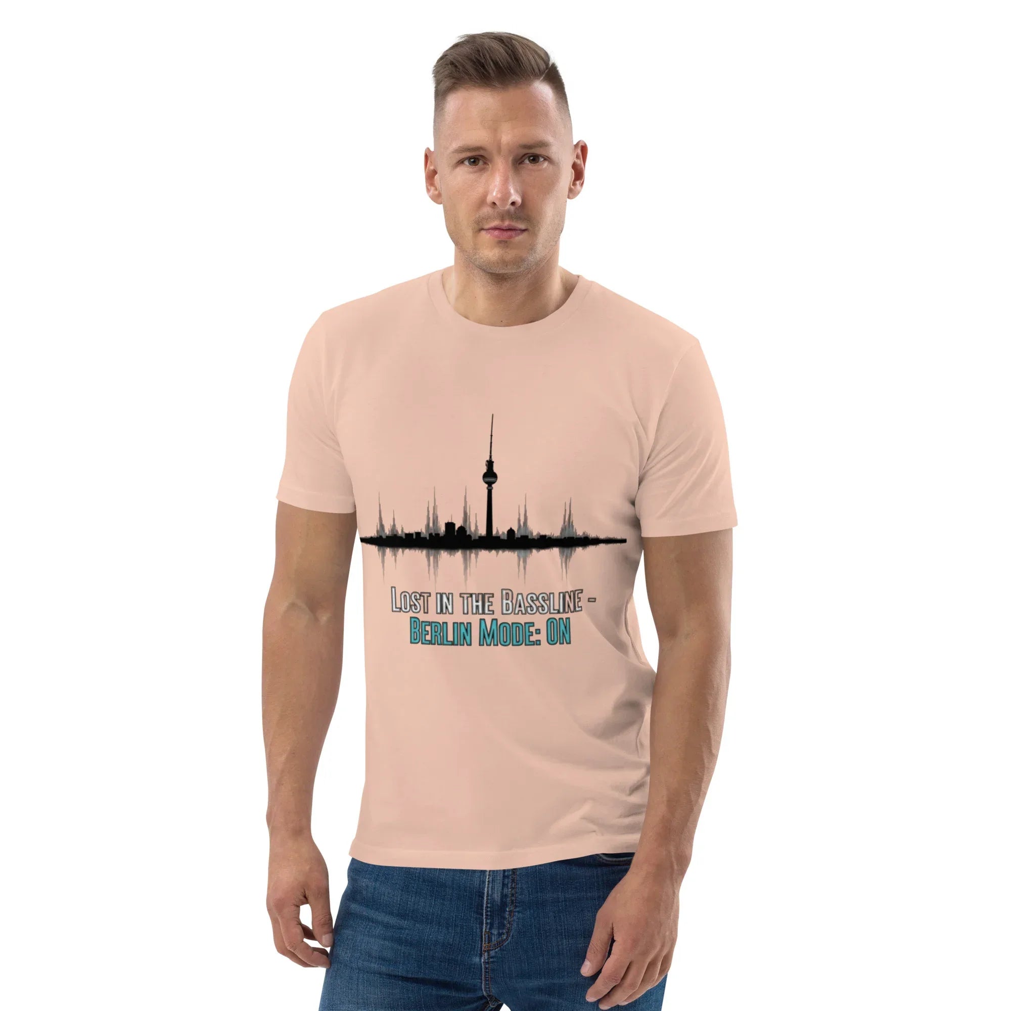 BERLIN - LOST IN THE BASSLINE unisex t-shirt - Printoo Shop - - City t-shirts, t-shirt, unisex, Unisex Organic Cotton T-Shirt | Stanley/Stella STTU169
