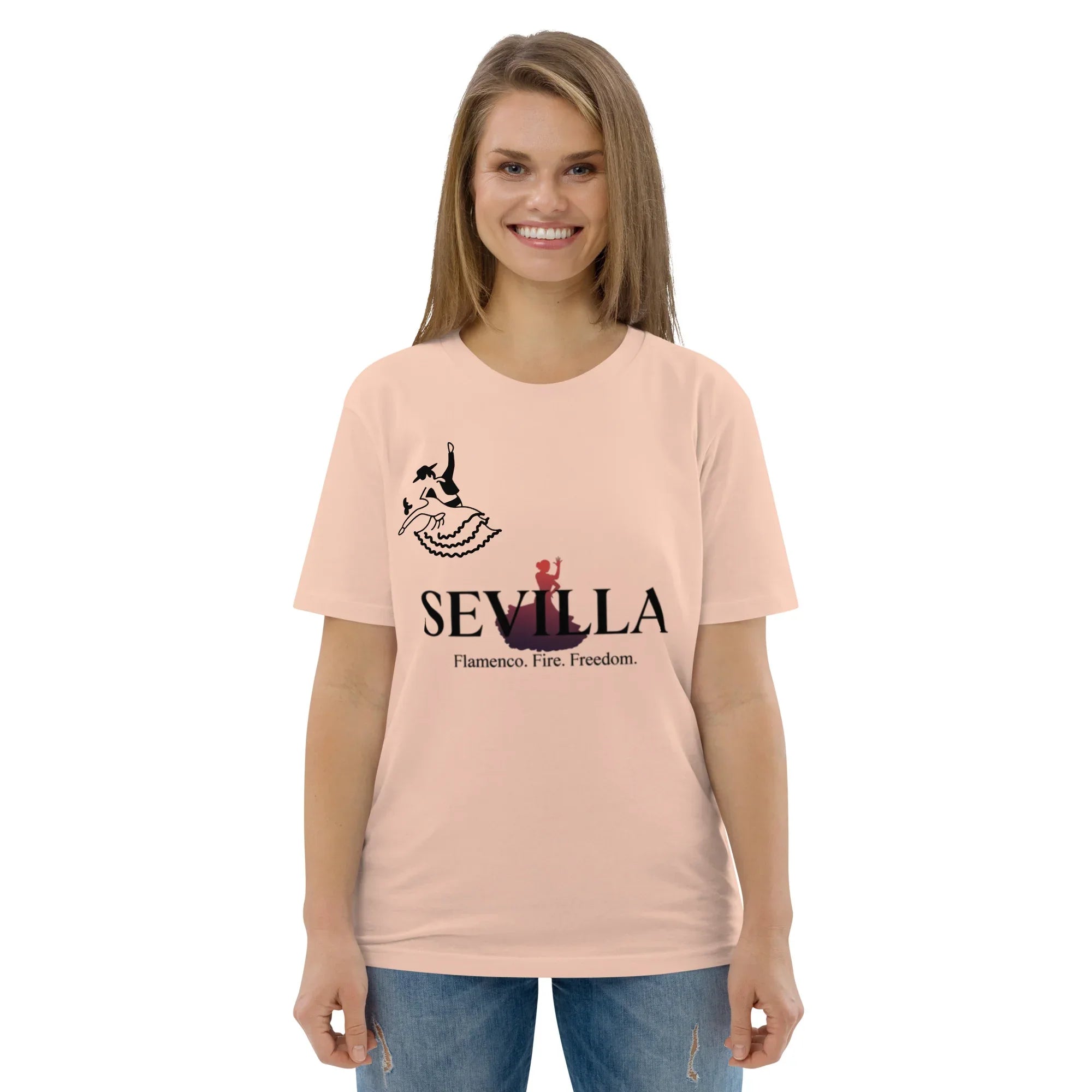 SEVILLA unisex t-shirt - Printoo Shop - - City t-shirts, t-shirt, unisex, Unisex Organic Cotton T-Shirt | Stanley/Stella STTU169
