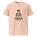 I NEVER BLUFF I CALCULATE unisex t-shirt - Printoo Shop - - gaming, t-shirt, unisex, Unisex Organic Cotton T-Shirt | Stanley/Stella STTU169