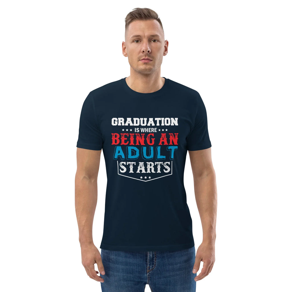 ADULTING BEGINS unisex t-shirt - - - Printoo Shop