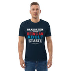 ADULTING BEGINS unisex t-shirt - - - Printoo Shop