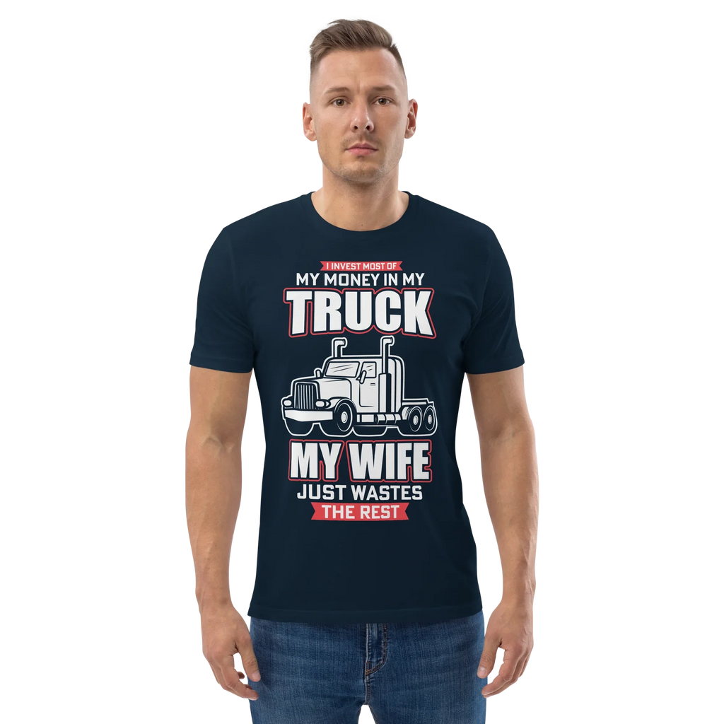 MY TRUCK & MY WIFE unisex t-shirt - - Cars & Trucks t-shirts - Printoo Shop