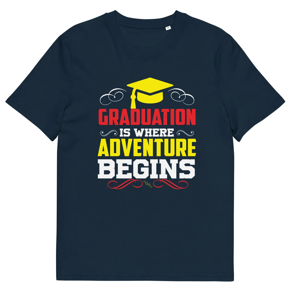 ADVENTURE BEGINS unisex t-shirt - - - Printoo Shop