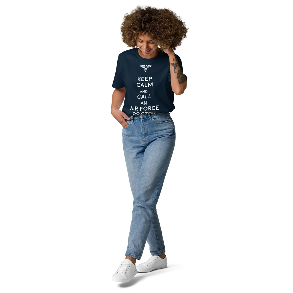 AIR FORCE DOCTOR unisex t-shirt - Printoo Shop - - Doctor, t-shirt, unisex, Unisex Organic Cotton T-Shirt | Stanley/Stella STTU169