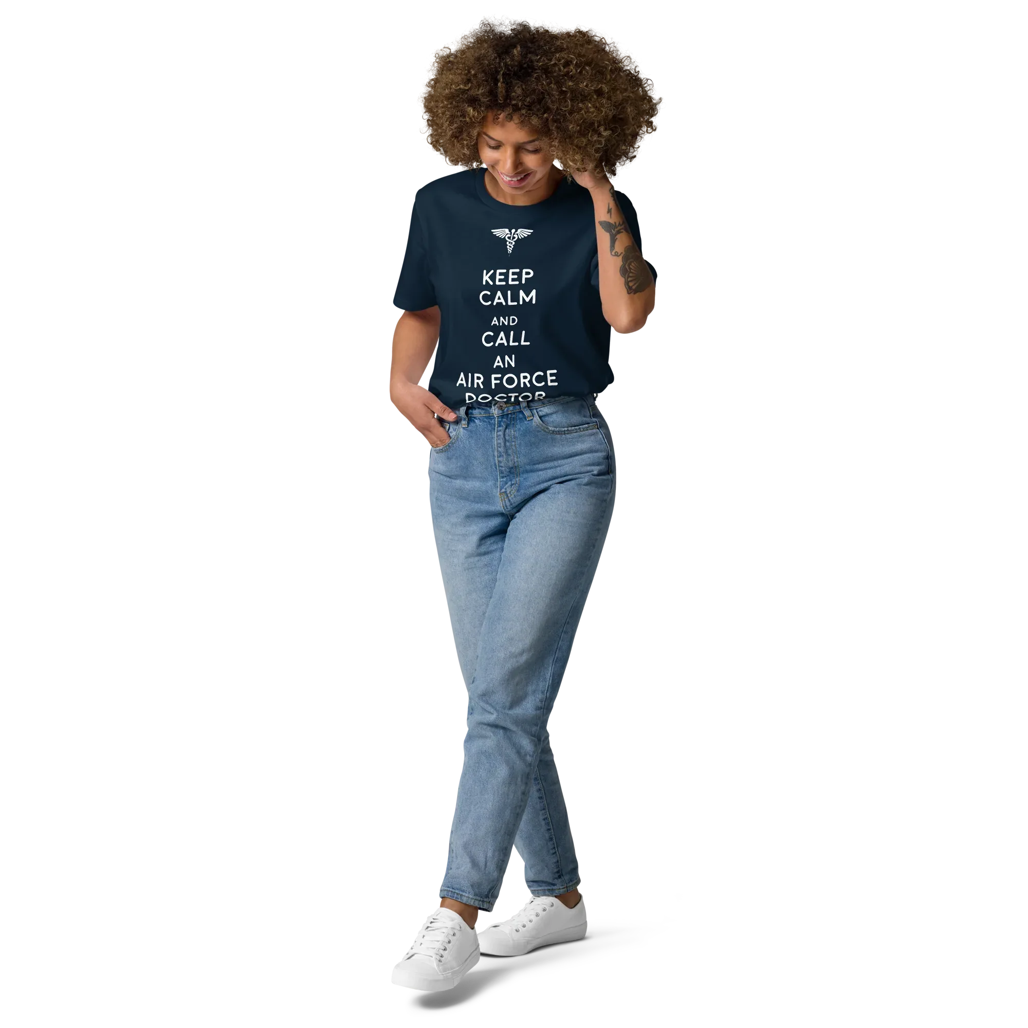 AIR FORCE DOCTOR unisex t-shirt - Printoo Shop - - Doctor, t-shirt, unisex, Unisex Organic Cotton T-Shirt | Stanley/Stella STTU169
