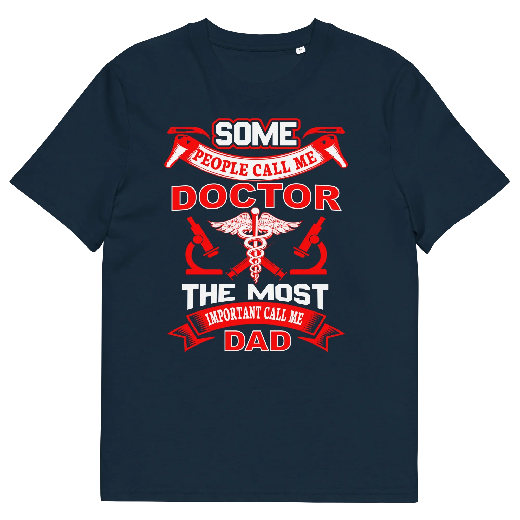 DOCTOR & DAD unisex t-shirt - Printoo Shop - - Doctor, t-shirt, unisex, Unisex Organic Cotton T-Shirt | Stanley/Stella STTU169