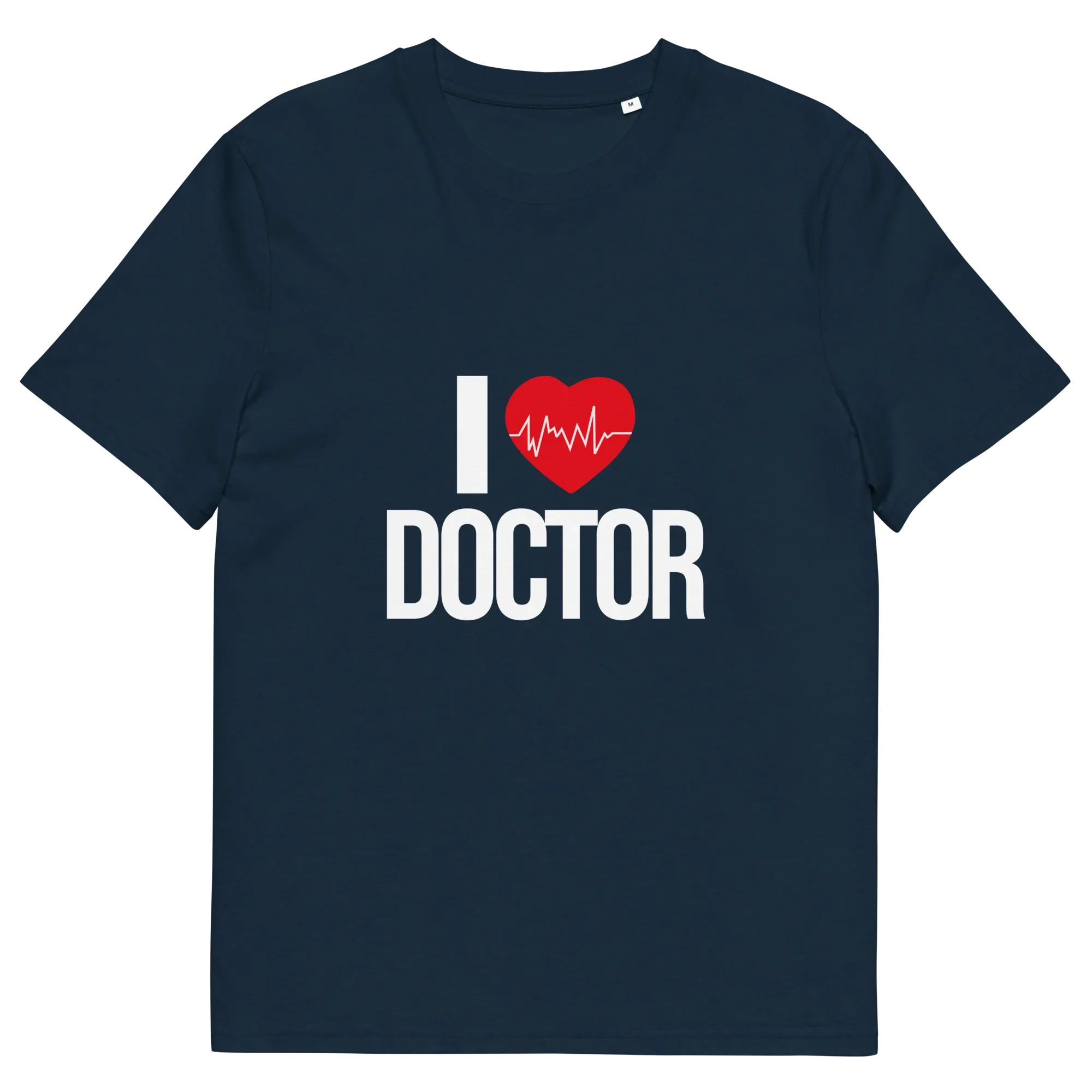 I LOVE DOCTOR unisex t-shirt - Printoo Shop - - Doctor, t-shirt, unisex, Unisex Organic Cotton T-Shirt | Stanley/Stella STTU169