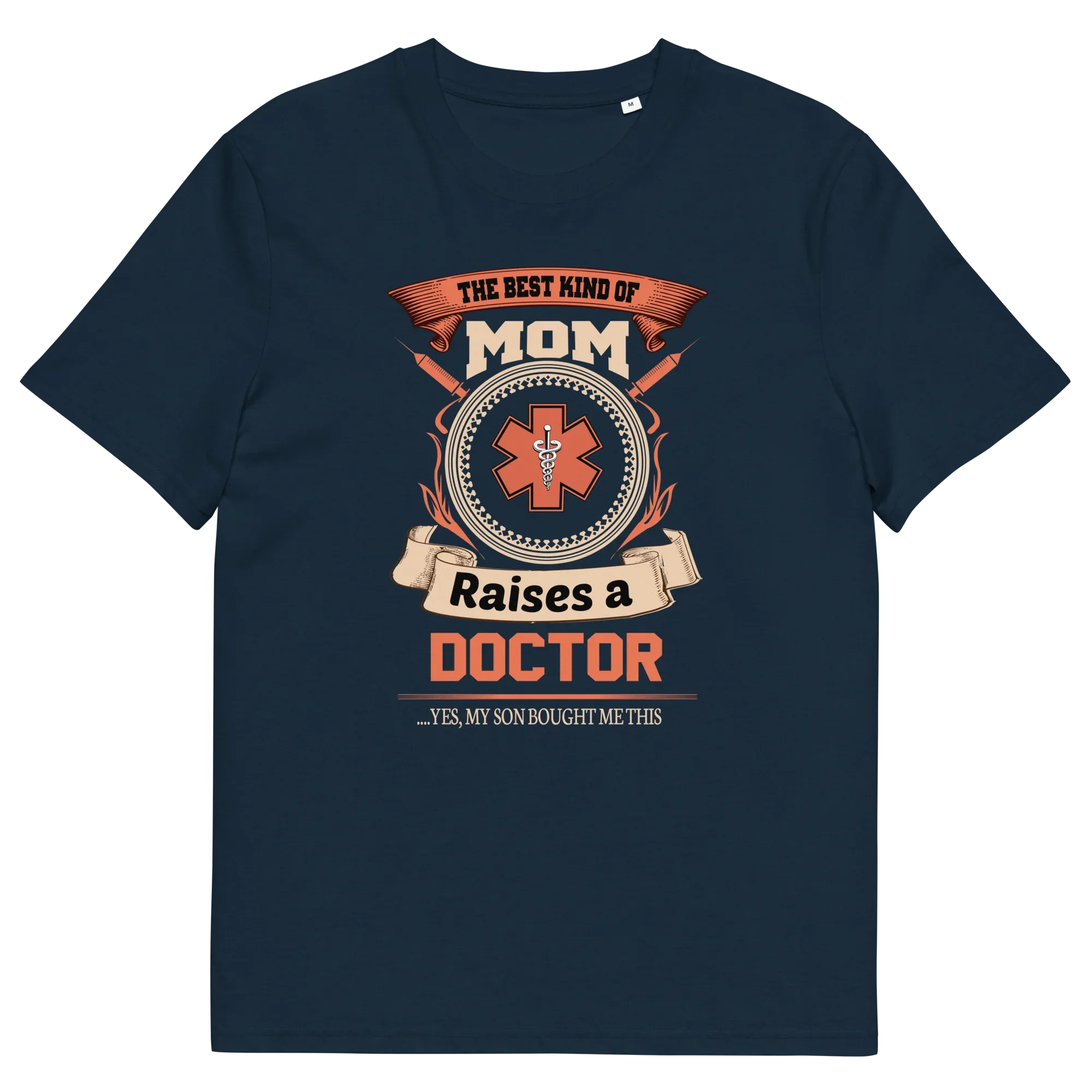 RAISES A DOCTOR unisex t-shirt - Printoo Shop - - Doctor, t-shirt, unisex, Unisex Organic Cotton T-Shirt | Stanley/Stella STTU169