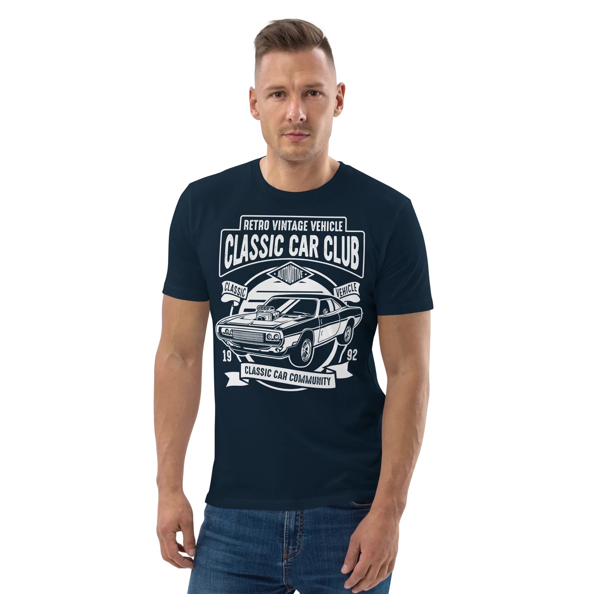 CLASSIC CAR CLUB unisex t-shirt - - - Printoo Shop