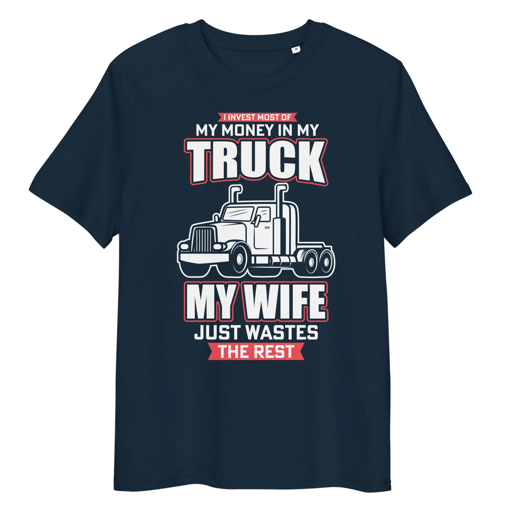 MY TRUCK & MY WIFE unisex t-shirt - - Cars & Trucks t-shirts - Printoo Shop