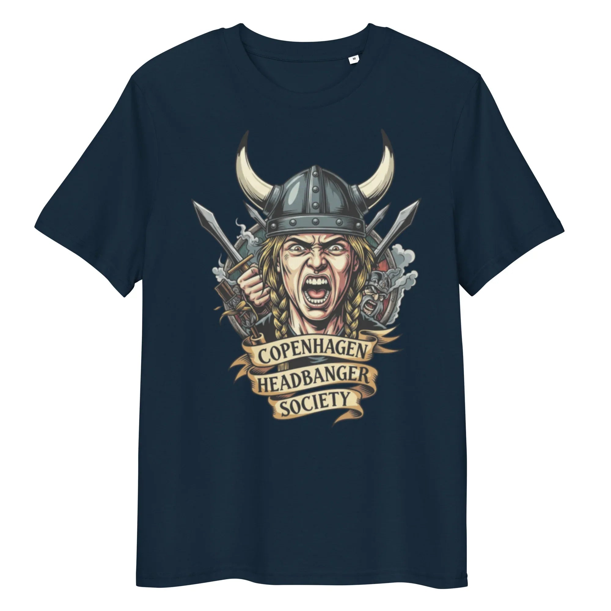 COPENHAGEN HEADBANGER SOCIETY unisex t-shirt - Printoo Shop - - metalmusic, Music t-shirt, t-shirt, unisex, Unisex Organic Cotton T-Shirt | Stanley/Stella STTU169