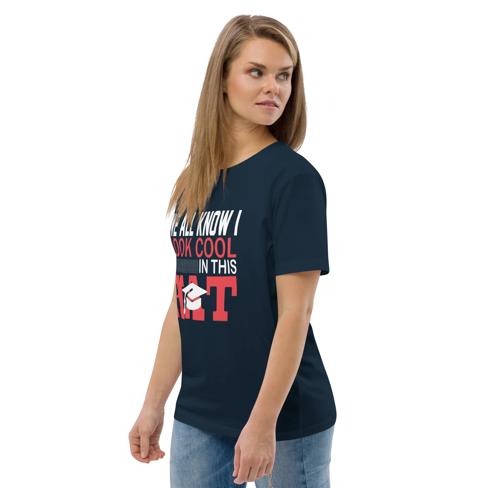 FUNNY COOL HAT unisex t-shirt - - Graduation shirts - Printoo Shop